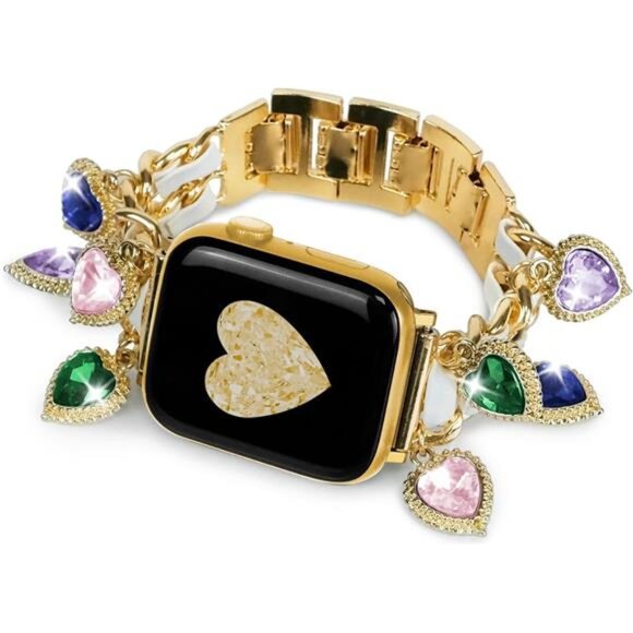Apple Other - NEW Luxury Apple Watch Bands with heart pendant